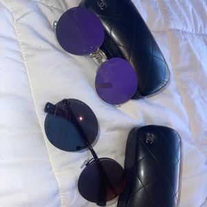 Two Pairs of Chanel around Sunglasses